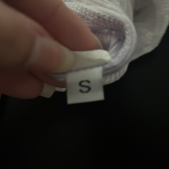 Pink Lily Long-Sleeve Shirt, Size Small, Colors Purple and Silver - Picture 5 of 5